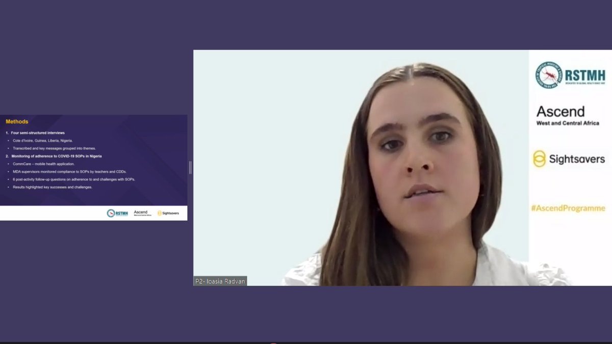 Sightsavers_Pol's tweet photo. We heard from @Sightsavers' Ioasia Radvan about RAMA, a risk assessment and mitigation action tool that's helped countries safely deliver #NTDs treatments during the #Covid19 pandemic. #AscendProgramme @RSTMH https://t.co/Tow1CldnE0
