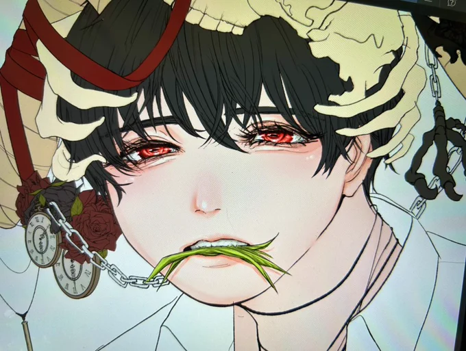 韓国の漫画にありそうな顔だなぁ 