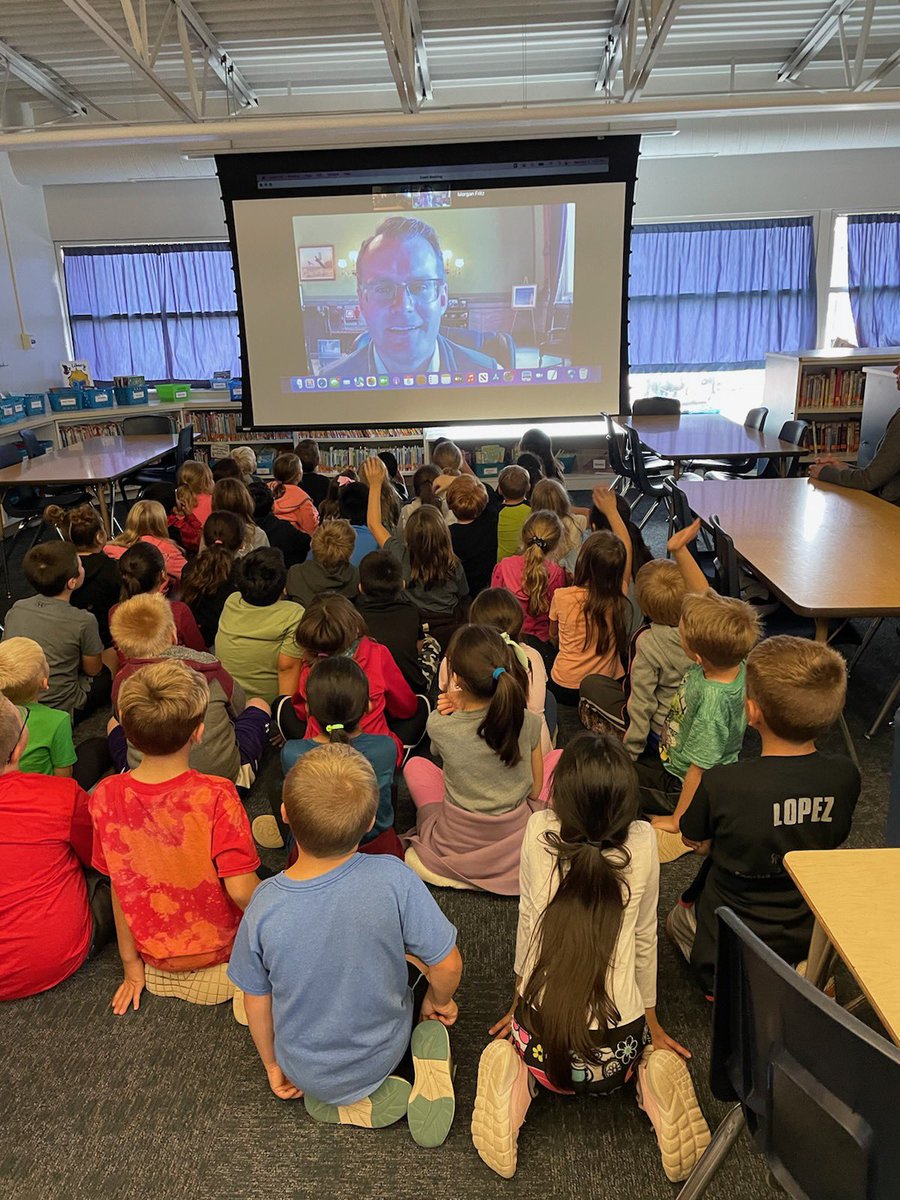 I had the opportunity to speak to the @WestSiouxCSD 2nd Grade class yesterday, where they asked questions about my job as Lt. Governor!