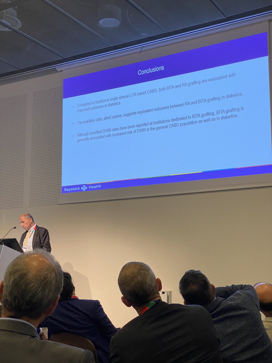 drkirmani's tweet photo. Great disambiguation of #BITA and #MultiArterial grafting with #LIMA and #radial artery by Dr Schwann. I personally fall in favour of his practice of using the radial. Most of the benefits and few of the risks. @EACTS #EACTS2022 https://t.co/H2kfHW612n