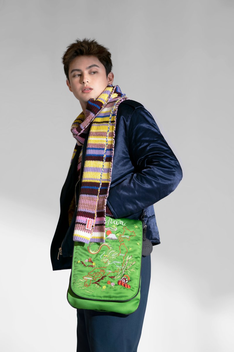 kenzo's tweet photo. 'Show off your fierce confidence' just like @tellemjaye for the “Real-To-Be” project in partnership with @HYPEBEAST.

#KENZONIGO 
#RealToBe 
#JamesReid https://t.co/4m17NxMrB7
