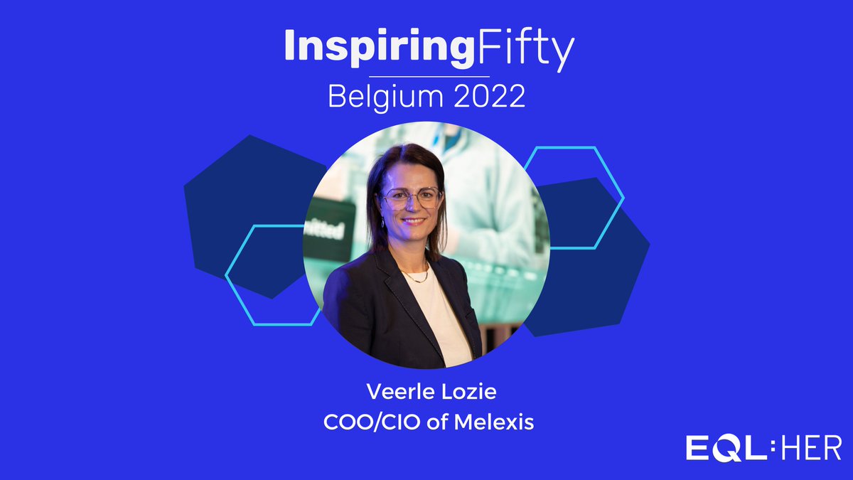Melexis_Sensors's tweet photo. Veerle Lozie, CIO/COO of MELEXIS, is one of Belgium's Inspiring Fifty. InspiringFifty is an international project in as many as 12 countries. In each country, 50 C-level women in tech are highlighted to draw more attention to gender diversity at the top.  #reasontobeproud https://t.co/PzuKXtcNCk