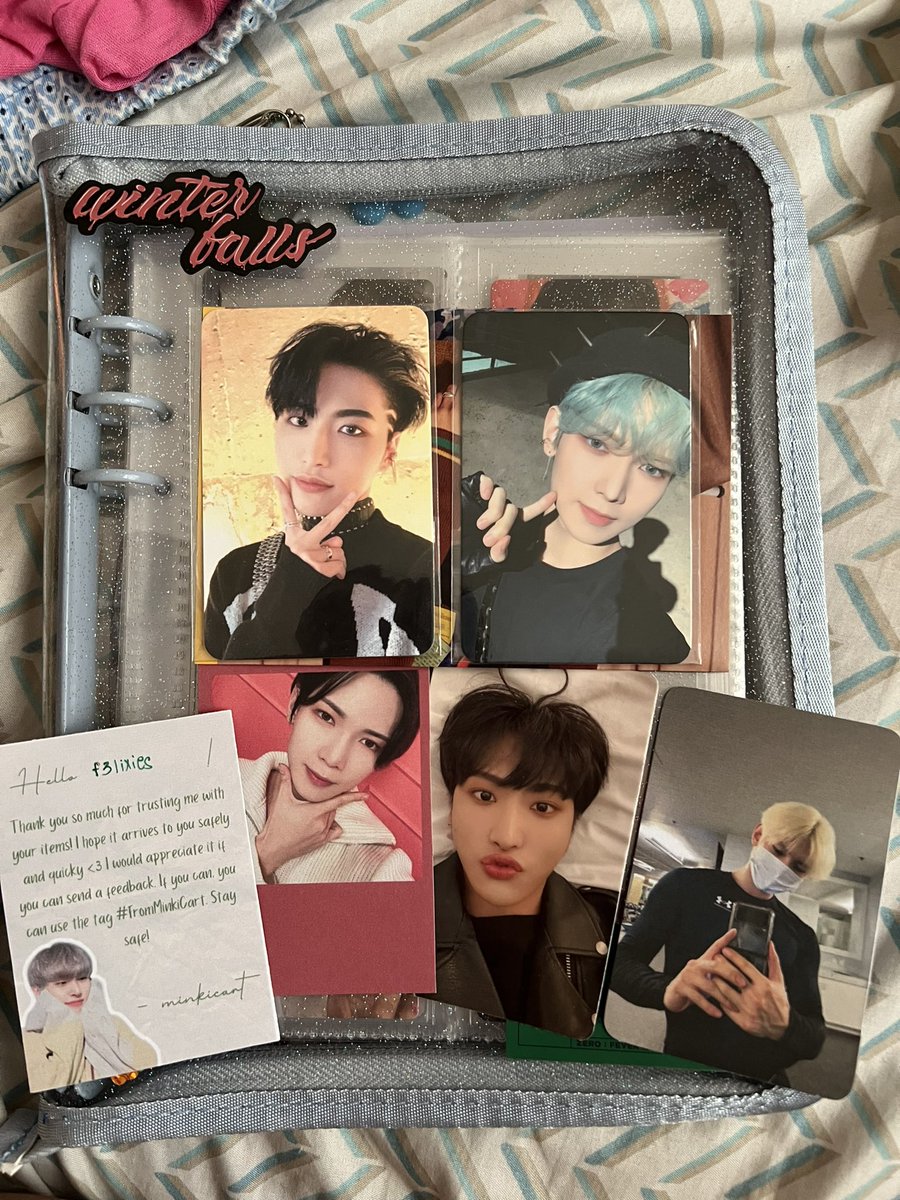 f3lixies's tweet photo. ╰┈➤ [ #lixiema1ls ] ┊͙ ˘͈ᵕ˘͈

> #FromMinkicart

hihi po hwa and yeo came home safely~ tysm for the cute freebies and for packaging them securely!! until our next ^__^ @minkicart https://t.co/jLDQ6humOf