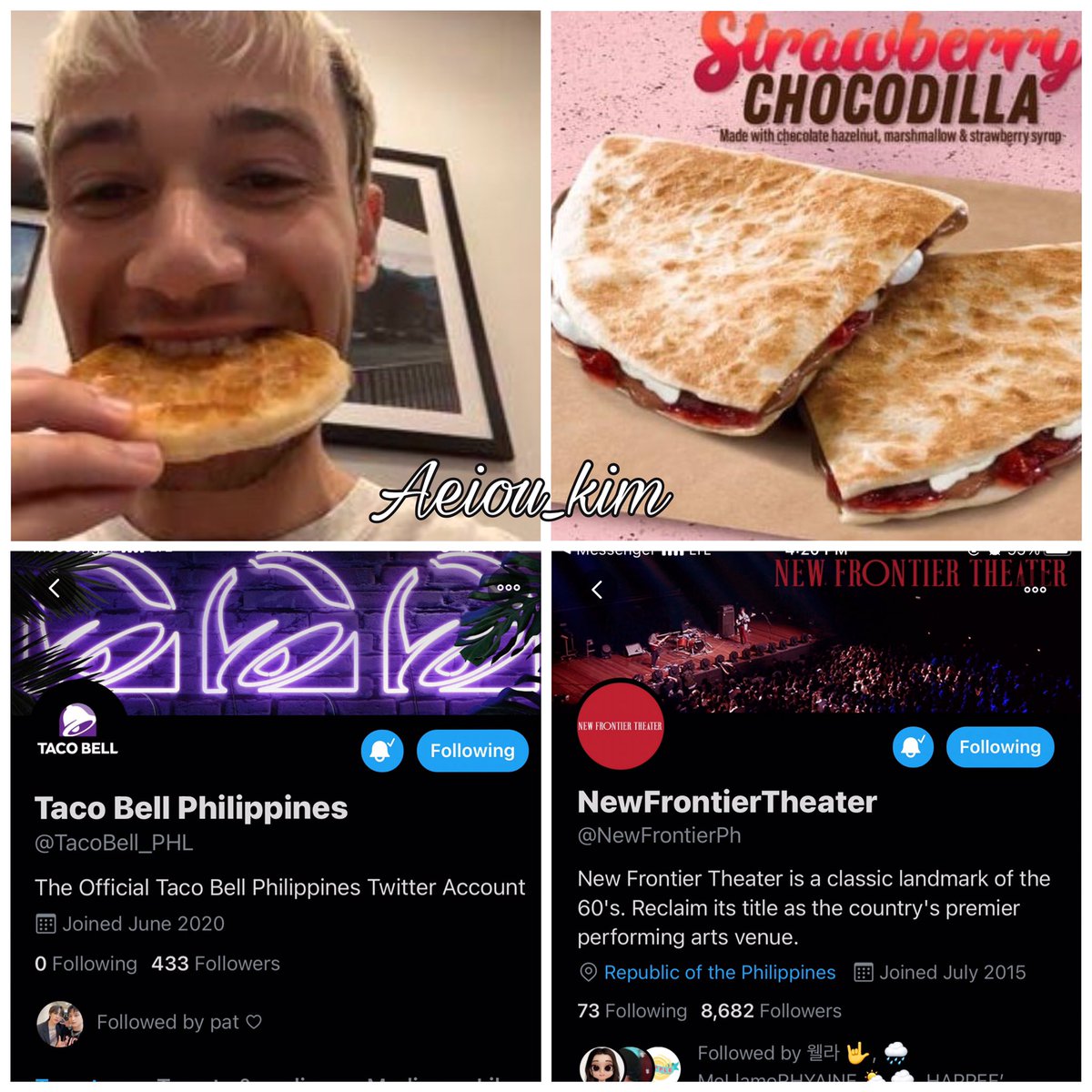 aeiou_kim's tweet photo. @TacoBell_PHL @NewFrontierPh The yummy STRAWBERRY CHOCODILLA, with chocolates 🍫 because' I am a sweet person, all the kids maybe depressed but i always, Ill care 🥰 and Im so happy if i Will meet HIM! I know you were good to me! 🌮 i will cry with you! #tacobellPHL #JeremyZuckerManila  #jeremyzuckeratNFT https://t.co/JOv8q2N2ip