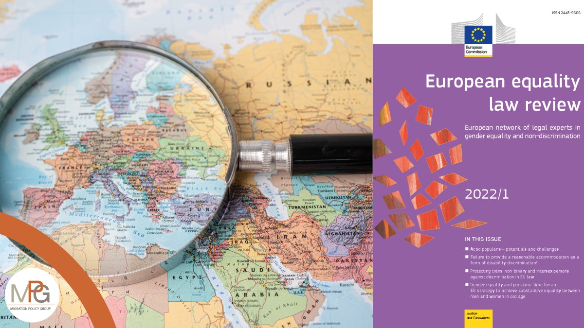 migpolgroup's tweet photo. Want an overview of recent legal &amp; policy developments in the fields of #gender #equality &amp; #nondiscrimination across Europe? 

Read the first issue of the 2022 European Equality Law Review — out now! 👇 
https://t.co/cKRQ4HrEbA https://t.co/W8kpbtIQF9