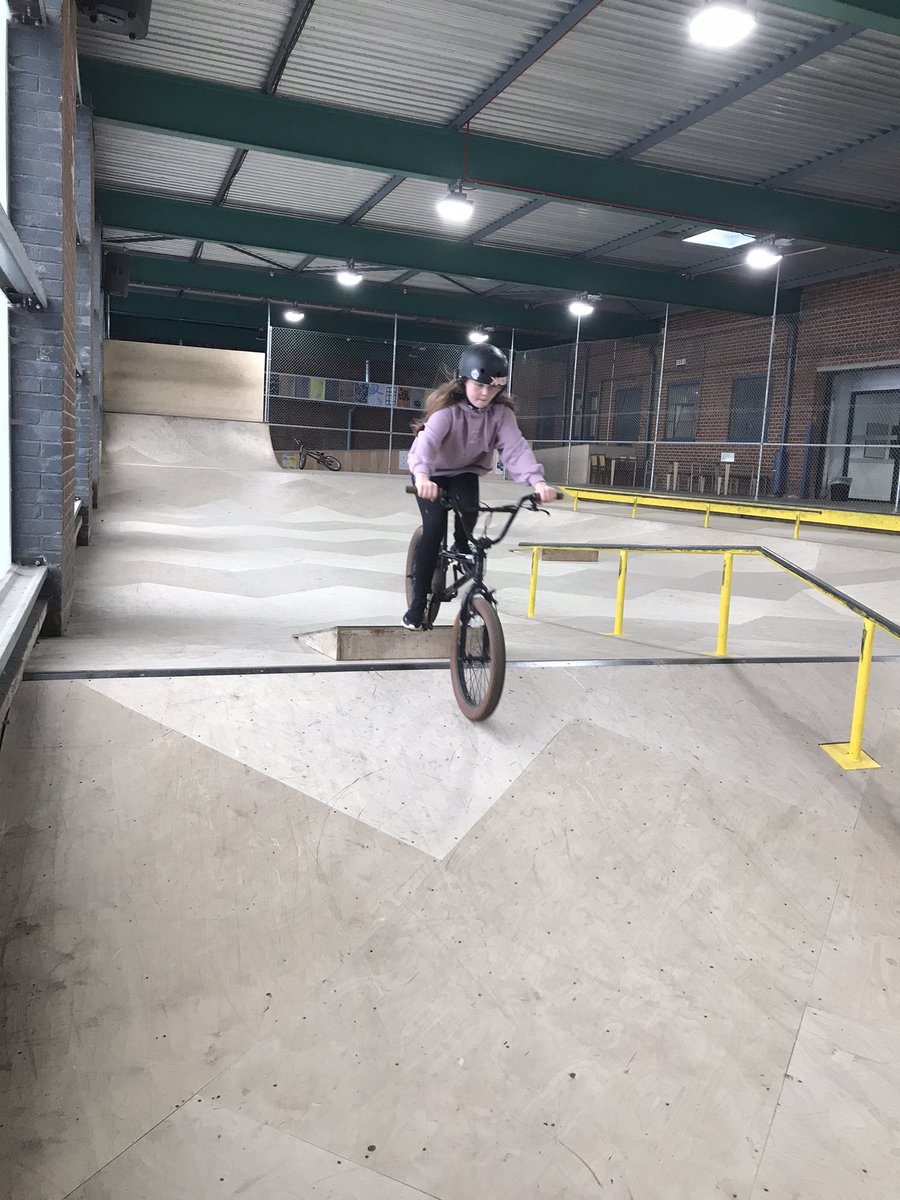 GoRideGlasgow's tweet photo. Another super session with the girls @GovanHighSchool at @the_loadingbay  indoor BMX park. Skills, confidence and fun levels through the roof today, they just get better and better with every visit! @CyclingWorlds @ScottishCycling @britishcycling @PEPASSGlasgow https://t.co/3KTkQJYlIn