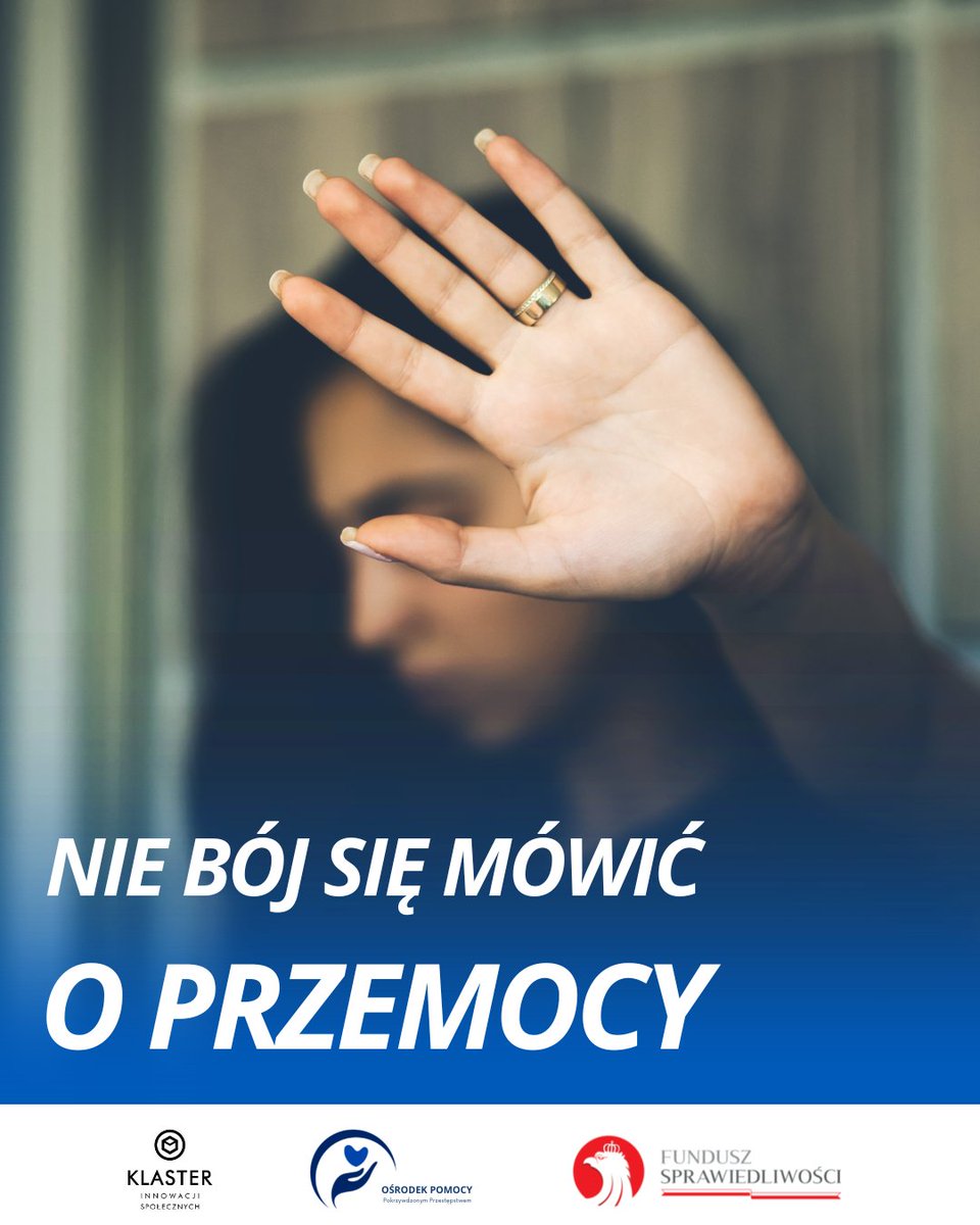 KlasterI's tweet photo. Nie bój się mówić o przemocy! Do naszego #OPOPP zgłosiła się kobieta, która jest ofiarą przemocy domowej. Jej były partner stosuje głównie przemoc psychiczną, w tym stosował groźby karalne. Po wizycie w ośrodku kobieta podjęła odpowiednie kroki prawne. https://t.co/gTSSqYRIFG https://t.co/VHkZox2ny7