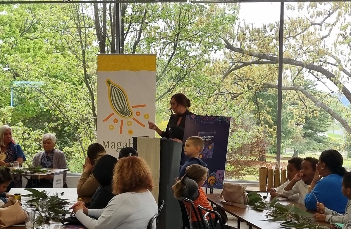 So lucky to attend the launch of Growing up Wiradjuri edited by <a href="/AnitaHeiss/">Prof Anita Heiss AM</a>. Can't wait to take the book into school and read the stories of 8 inspirational Wiradjuri elders to my students.