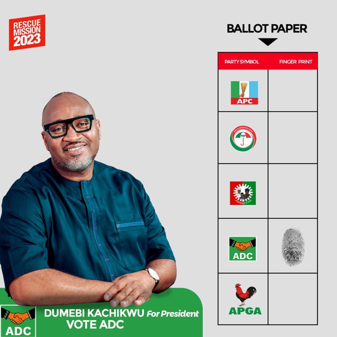ADC_soldiers's tweet photo. It is not enough to give promises and make claims, what matters most is the capacity to see this in action. We are tired of the era of the old order and now, we need fresh ideas to lead this country to greatness. We can make that possible by voting the ADC party

#DumebiAhmed2023 https://t.co/huoPxgw9Cd