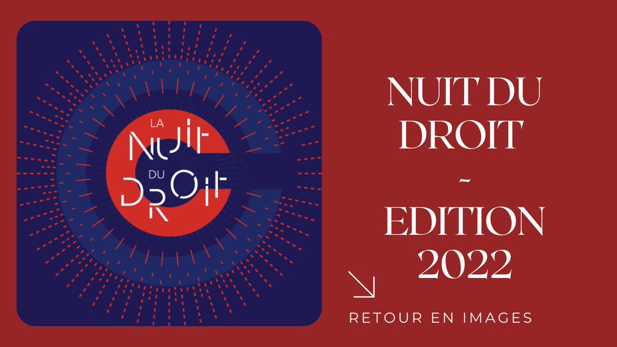 Retour en images sur l'édition 2022 de la Nuit du Droit, organisée en association avec le Tribunal Administratif de Poitiers et avec le soutien de la Faculté <a href="/Droit_Poitiers/">Faculté de Droit et Sciences sociales de Poitiers</a> 📸