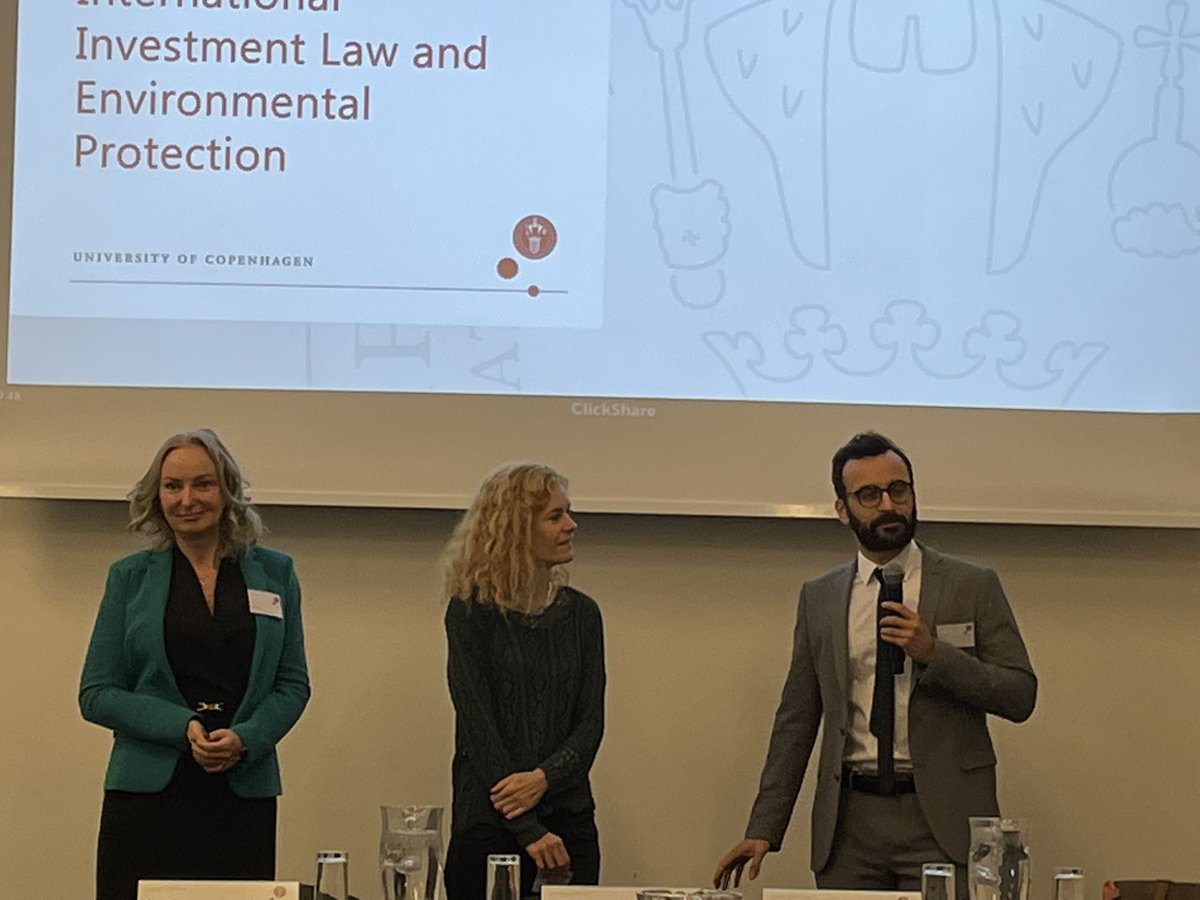 The conference on Intl. Investment Law and Environmental Prot. has been nicely opened by Joanna Lam, @CatharineTiti & @gunesunuvar co-organised @SHIELD_LAW @MPI_Luxembourg @CERSA_CNRS