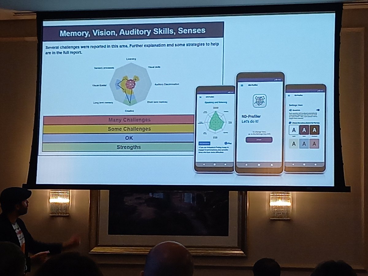 PracticeDevelo2's tweet photo. Fantastic energy from the opening speaker Theo Smith at Neurodiversity network @GovJersey @GovJsyHCS @practice007 #Neurodiversity https://t.co/tqTkvctgo9