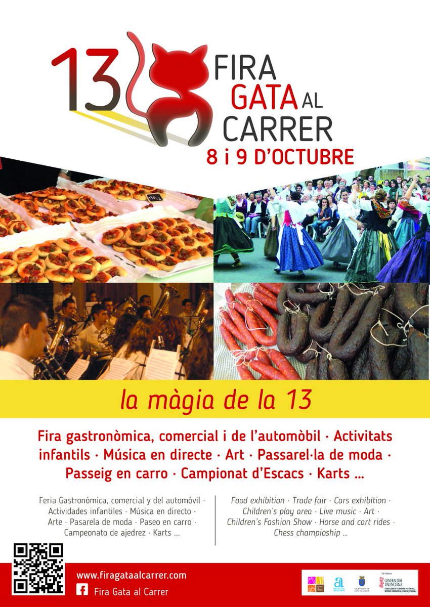 costablancaorg's tweet photo. Després de dos anys, la Fira Gata al Carrer celebra, els dies 8 i 9 d’octubre, “l’alegria de tornar” amb una de les millors fires de la història
@GataAjuntament 
https://t.co/AuOlasH2h6 https://t.co/bptuHQhR1V