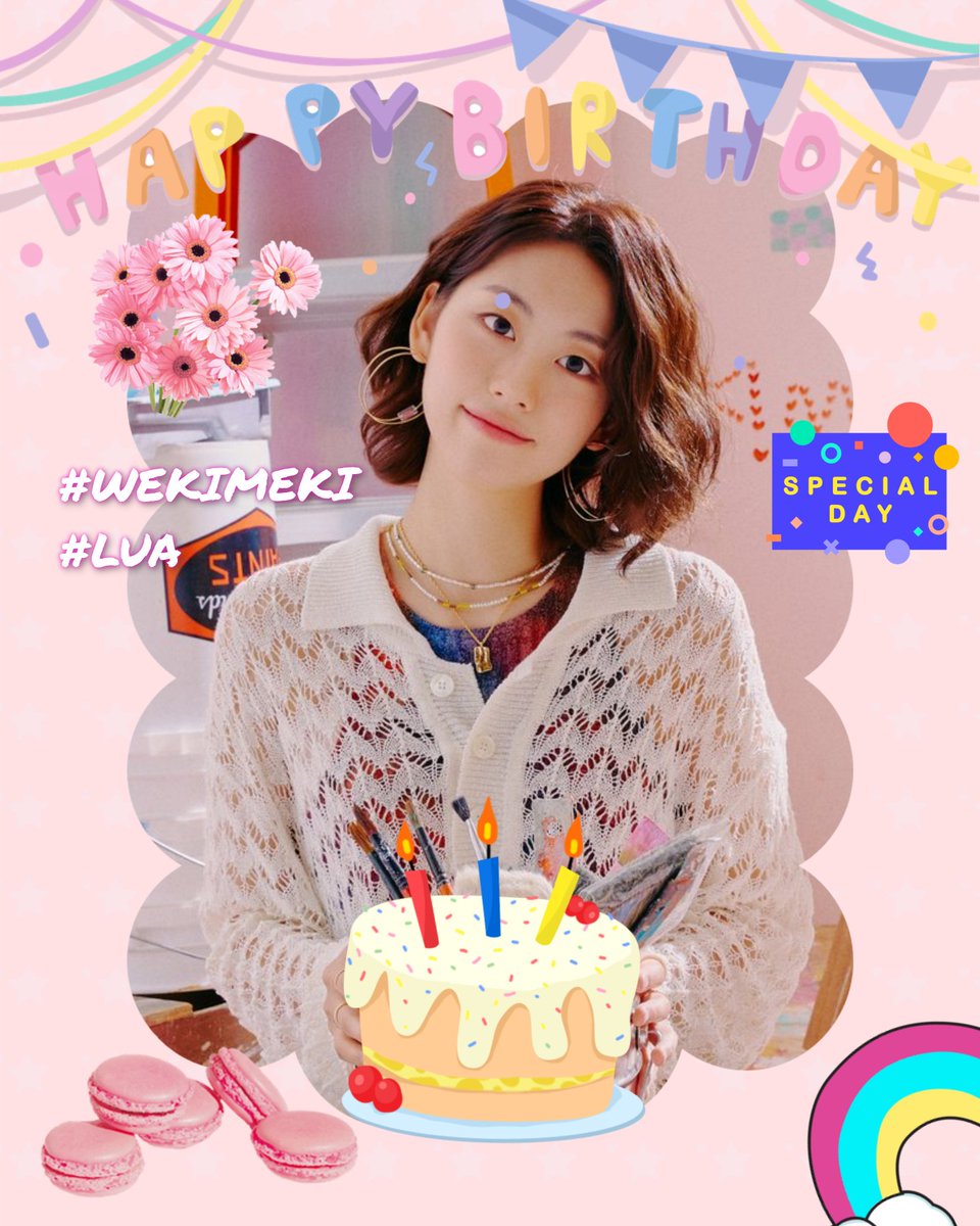 wemevhouse's tweet photo. 🥳#HAPPY_LUA_DAY🥳
Happy Birthday To You🥳
Happy Birthday LUA🌈
Happy Birthday To You🥳
Happy Birthday Kim Sookyung❤
Love you, Sookyung🌈
🎂🎂🎂🎂🎂🎂🎂🎂🎂🎂
#HAPPY_LUA_DAY
#Happ_Sookyung_Day
#LUA #WekiMeki #위키미키 #KimSookyung #Sookyung
@WekiMeki https://t.co/C9A0Jxk8FW