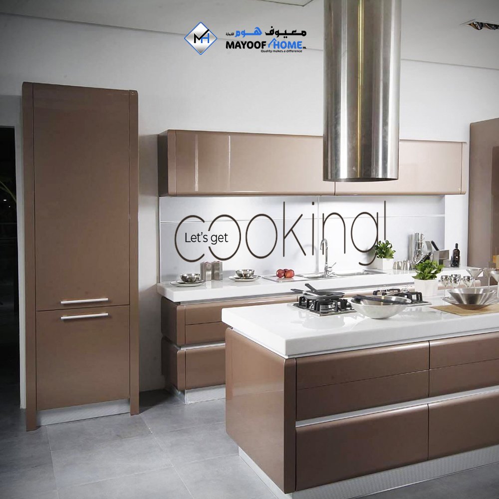 HomeMayoof's tweet photo. The kitchen is the heart and soul of your home. Mayoof Home has elegantly modern countertops and sleekly designed kitchen layouts that are ideal for your contemporary style.

#MayoofHome #Artize #Luxury #OneStopShop #ModernDesigns #HouseHoldProducts #CustomizedKitchen https://t.co/PWhyjDbW4Q