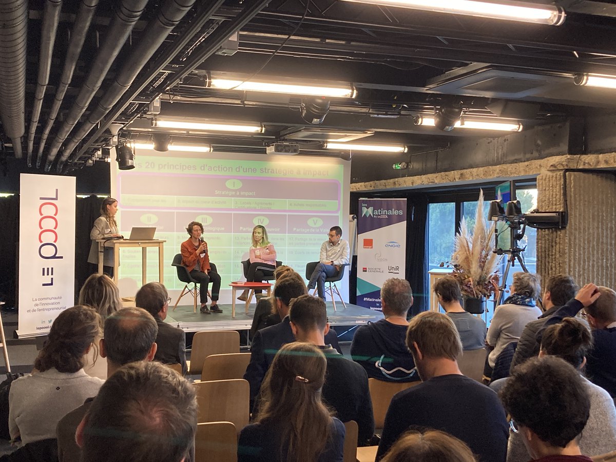 Le_Poool's tweet photo. Ce matin, la Matinale sur les #startups à utilité sociale et environnementale s'est déroulée dans nos locaux ! (Vive le métro 😉)
Merci à @cottereau_v - #TrugPlanet, Anne Billiet –
@Mouv_ImpactFr et Etienne Jardinier - @Gwenneg_bzh
pour les riches échanges !
#MatinalesLePoool https://t.co/hX6aNqOW8Y