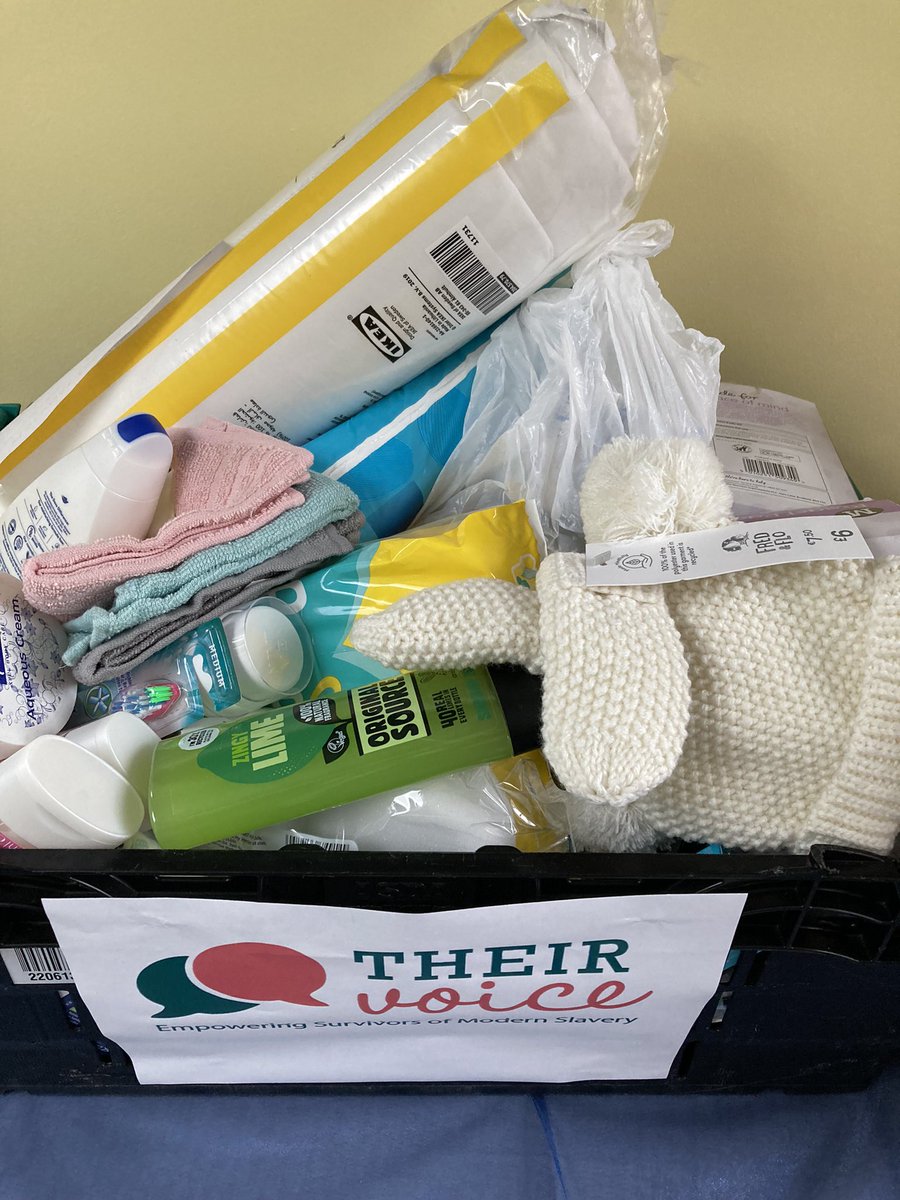 Feeling very thankful for all the donations that are coming in for @TheirVoiceNews Hoping these #bekind gestures will help others feel welcome and help them through difficult days. We still have more bags & boxes to fill!