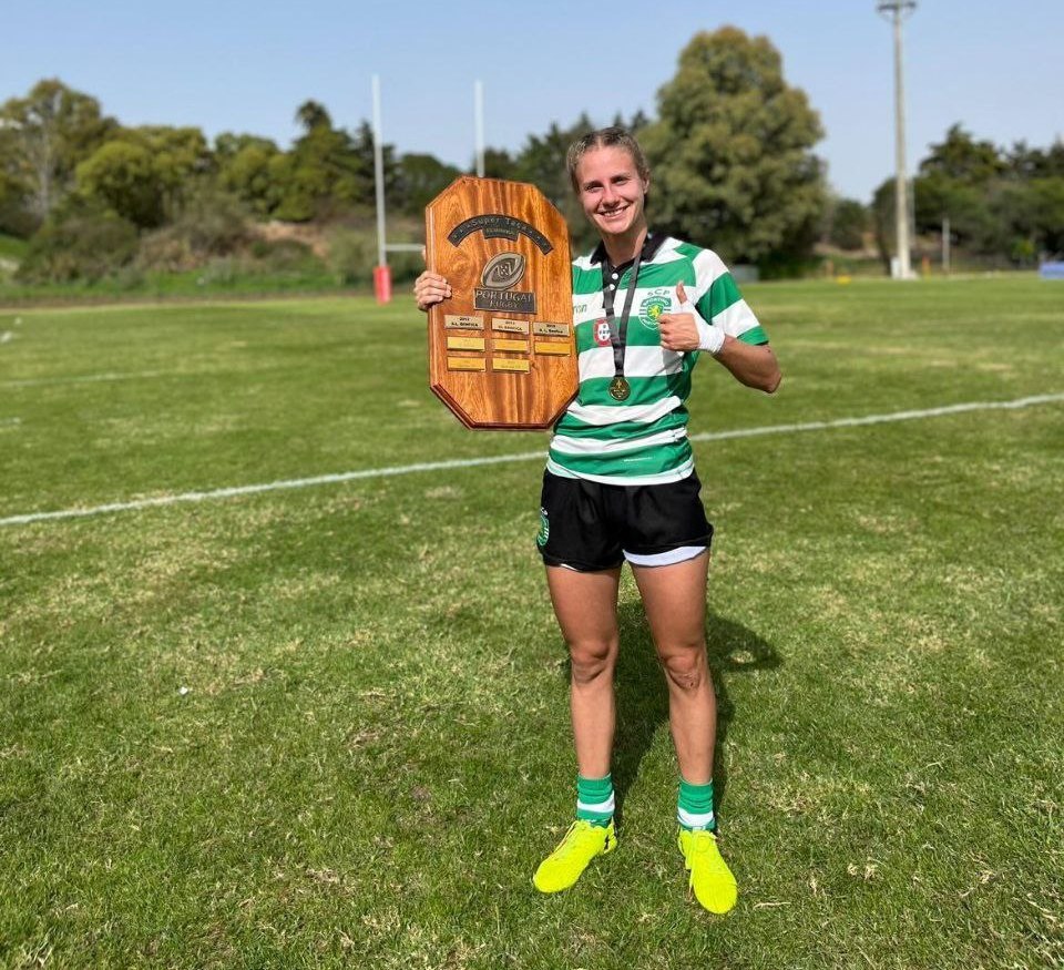 #Odesa #rugbyplayer Anastasia Kryzhanovska became the winner of the #PortugueseSuperCup as part of the Lisbon 'Sporting' - the current champion and winner of the #national #Cup.

#rugbyball @rugbyeurope #worldrugby #rugbygirl