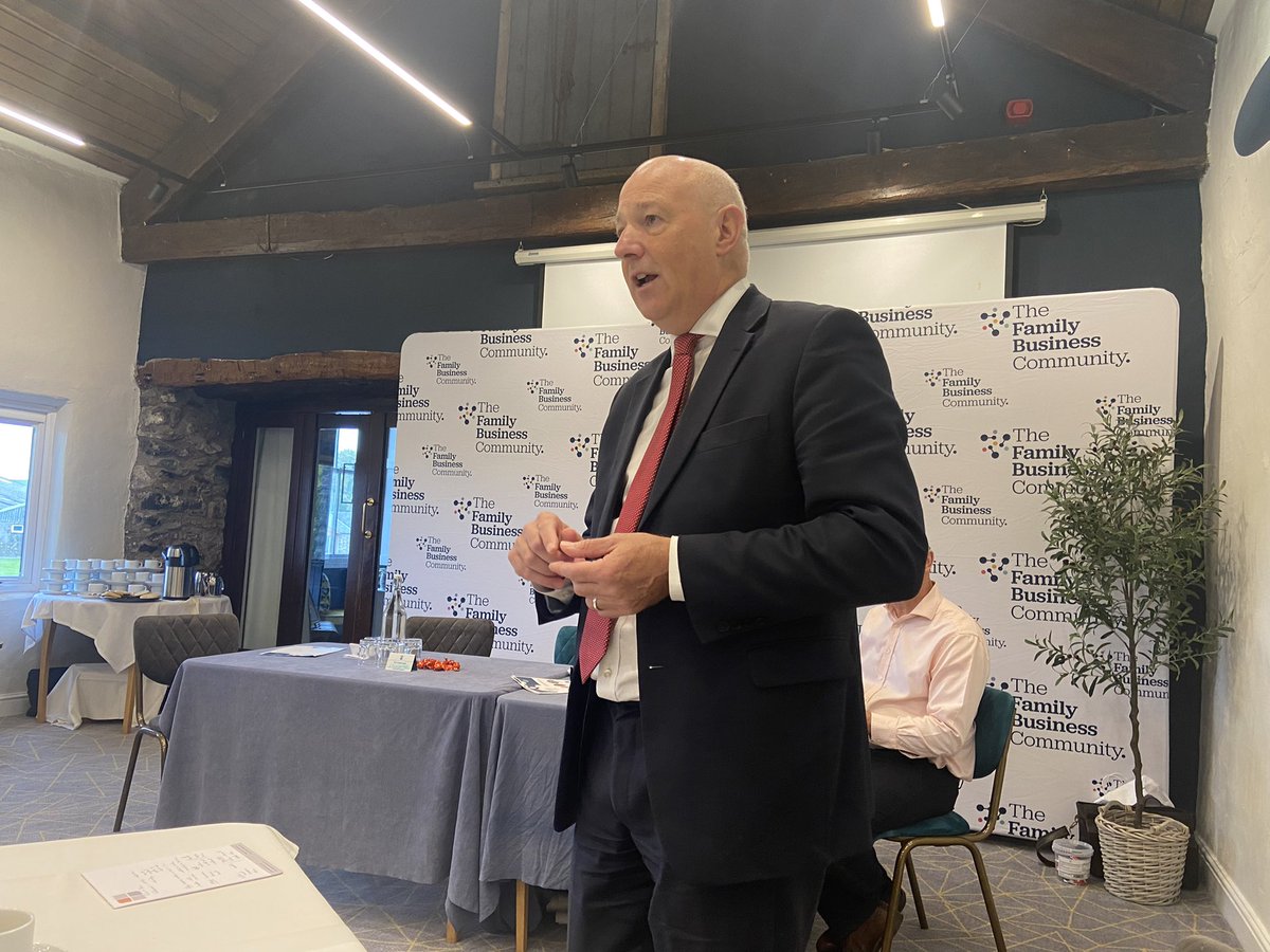 Delighted to give the opening address on the important contribution family businesses make to communities and the local &amp; national economy to the <a href="/fambizcommunity/">The Family Business Community</a> #FamBizMidiCon today.