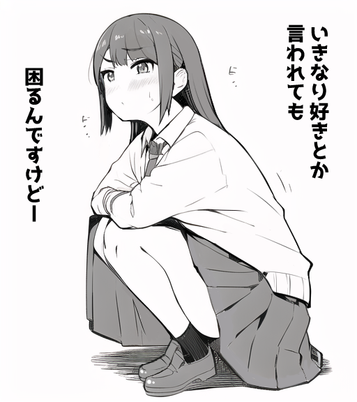 AIニキの出した絵をもとに描いてみた。 