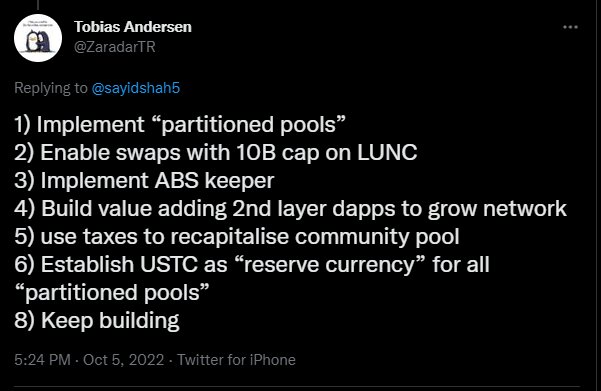 SaqlainAli888's tweet photo. Guys there is fud in community with new Re-Peg proposal more #LUNC will be mint which is all lies no more supplies going to be minted. @ZaradarTR is working on New proposal.

Retweet to remove fud from community.

#LUNCBURN #LUNCARMY #BinanceBurningLunc #burnalot #Lunccommunity https://t.co/CotgxXCfz4
