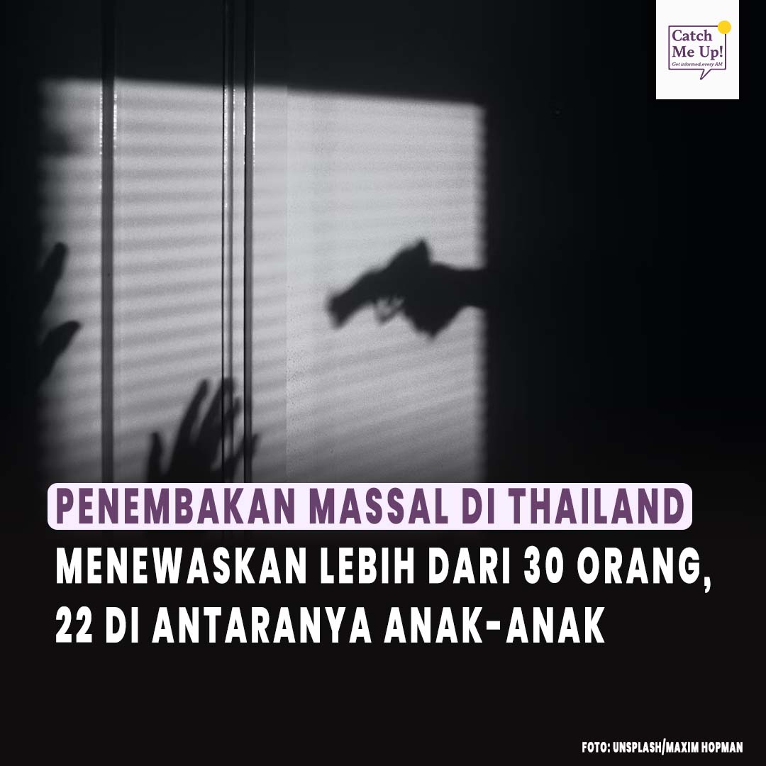 catchmeupco's tweet photo. Setidaknya 34 orang tewas dalam penembakan massal  di pusat penitipan anak yang berada di Nong Bua Lamphu, Timur Laut Thailand pada Kamis, (6/10). Dari jumlah korban saat ini, 22 di antaranya merupakan anak-anak. https://t.co/irrO3UUZ8v