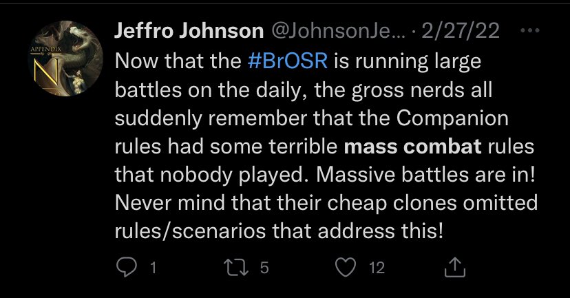 sr_doh's tweet photo. @DaddyWarpig @ericbabe3 You and #BrOSR don’t talk about Mass combat? You lie about it all the time saying no one else did it. And I noticed you didn’t say you DON’T lie about it, you just aren’t talking about it *now* https://t.co/ul5dw3urDj