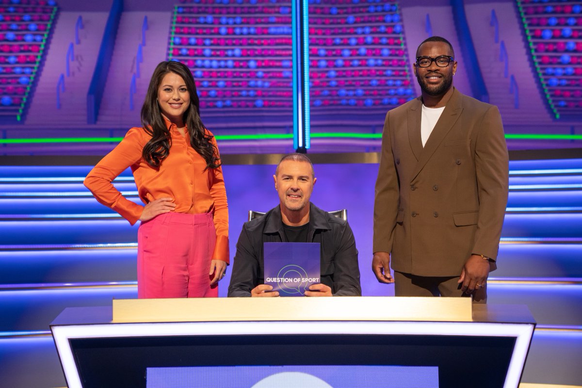 💺 Be part of the Question of Sport audience! Join @PaddyMcGuinness, @SamanthaQuek, @ugomonye and a whole host of guests in the studio next week. Apply below 👇 bbc.co.uk/showsandtours/…