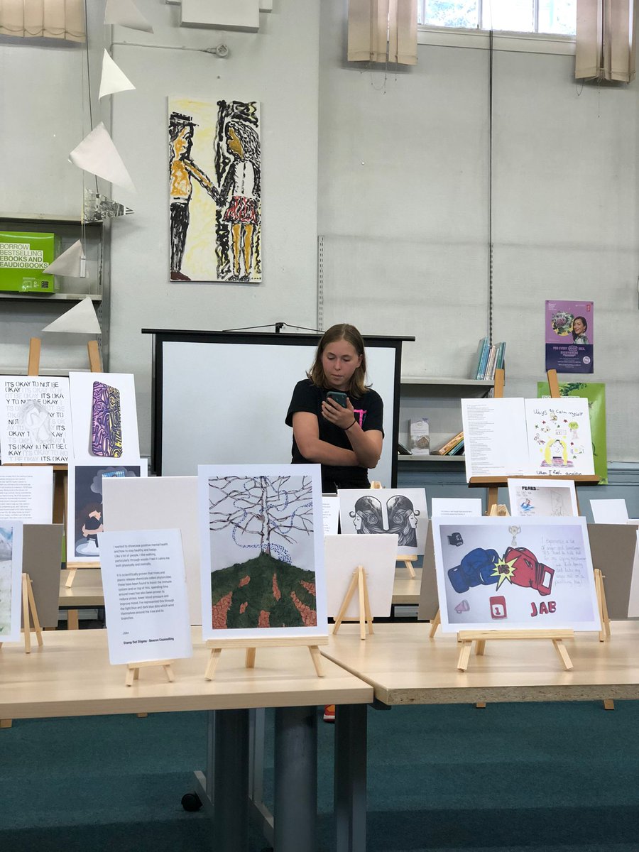 We are blown away by the inspirational work and incredible talks at Beacon's first Exhibition: Expressions
Thank you for joining us in our efforts to get your voices heard in #MentalHealth and to #StampOutStigma❤️
 #CommunityChampions 
<a href="/StockportMBC/">Stockport Council</a> <a href="/OneStockport/">One Stockport</a>