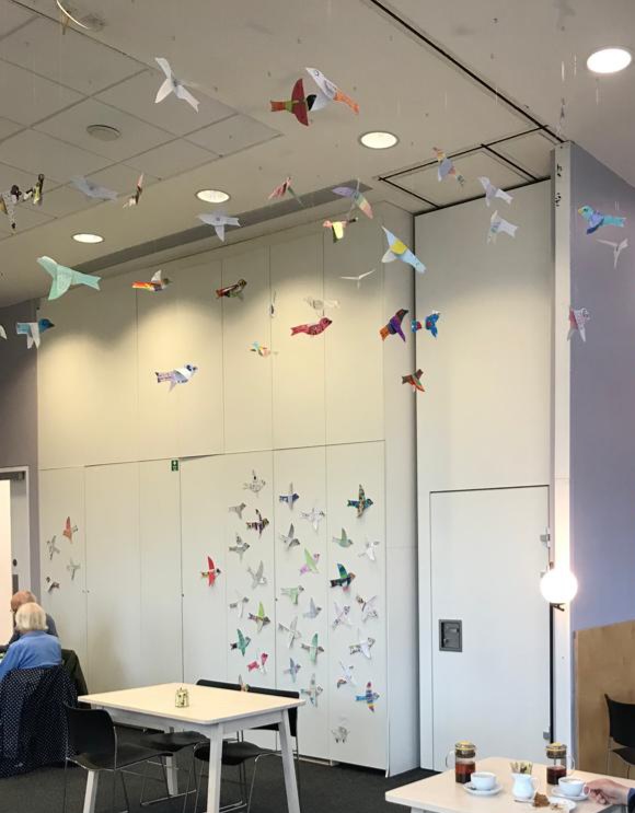 Birds2bHeard's tweet photo. We're pleased to announce that the exhibition of Birds2BHeard at the @TownerGallery has been extended to 9th October.

Head to the café to see some amazing and thought-provoking artwork by local young people. 

#Eastbourne #townergallery #activism #youthactivism https://t.co/59qnoIPHAE