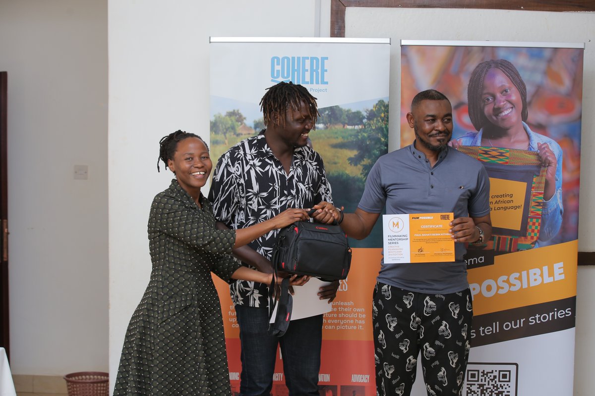 The 2nd Edition of our Film Bootcamp was wrapped in style. Three refugee-led organizations; <a href="/TomorrowVijana/">Tomorrow Vijana</a>  #bondekocentre and #yeta whose members were part of the boot camp, each received a canon camera from <a href="/WeAreCohere_Org/">Cohere</a>  to continue with refugee video advocacy.