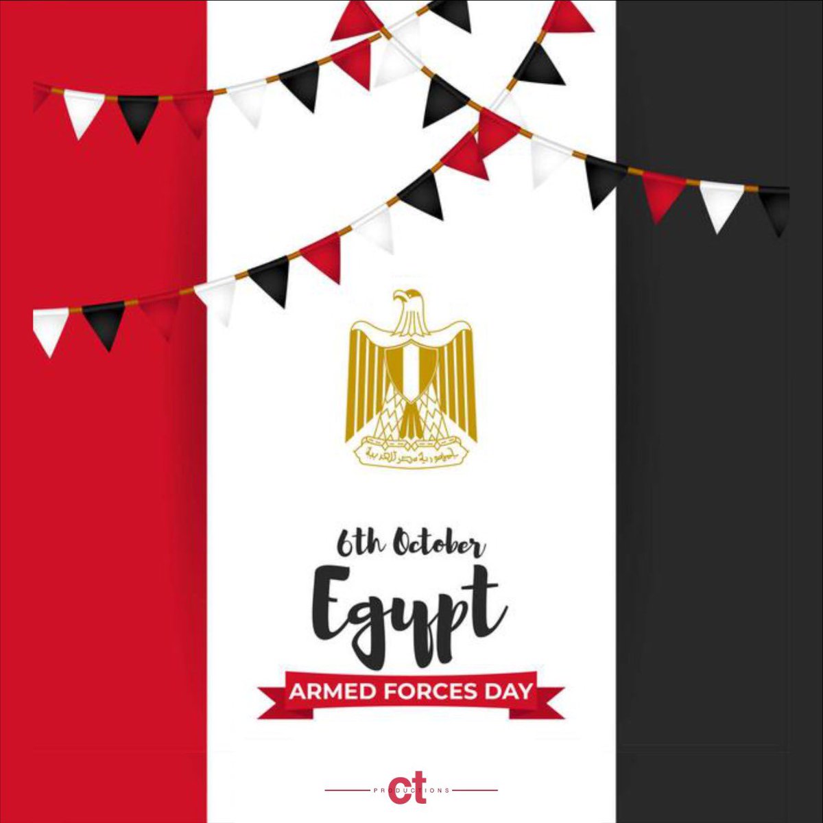 CTProductionsco's tweet image. Today, we join the Egyptians in commemorating the victory and paying tribute to the martyrs among the country’s military personnel.

Warm wishes on this National Armed Forces Day.

 #military #egypt #armedforcesday2022 #armedforcesdayegypt