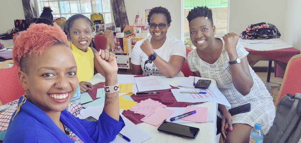 MercyCherop4's tweet photo. Attending a wrap meeting for the Champions for Equality program. We are sharing experiences and lessons learned during the last three years and also identifying opportunities to maintain our networks. https://t.co/4mW0sXqjI9