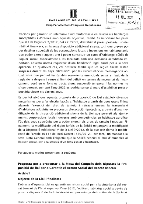 trinitro's tweet photo. Avui una iniciativa d'@Esquerra_ERC sobre el retorn dels habitatges de la SAREB cap a ajuntaments i Generalitat ha avançat el primer tràmit parlamentari.
Aquesta iniciativa és una cursa de relleus que va iniciar @evabaror i l'hem continuada el @PauVilassar i un servidor. https://t.co/arx8eNtwnD