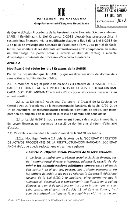 trinitro's tweet photo. Avui una iniciativa d'@Esquerra_ERC sobre el retorn dels habitatges de la SAREB cap a ajuntaments i Generalitat ha avançat el primer tràmit parlamentari.
Aquesta iniciativa és una cursa de relleus que va iniciar @evabaror i l'hem continuada el @PauVilassar i un servidor. https://t.co/arx8eNtwnD