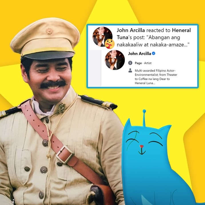 HeneralTuna_PH's tweet photo. Wow π Nakakakilig naman na sinusubaybayan din pala tayo ng nag-iisang... Heneral Luna! Bwahaha! Ibabalita ko ito sa aming mga lider sa planet Mingming. π
#HeneralTuna #FilipinoValues #PinoyCartoons #TatakPinoy
#Philippines #CatsofManila #AnimatedSeries https://t.co/ikKnCac6jd