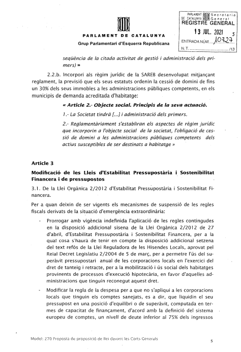 trinitro's tweet photo. Avui una iniciativa d'@Esquerra_ERC sobre el retorn dels habitatges de la SAREB cap a ajuntaments i Generalitat ha avançat el primer tràmit parlamentari.
Aquesta iniciativa és una cursa de relleus que va iniciar @evabaror i l'hem continuada el @PauVilassar i un servidor. https://t.co/arx8eNtwnD