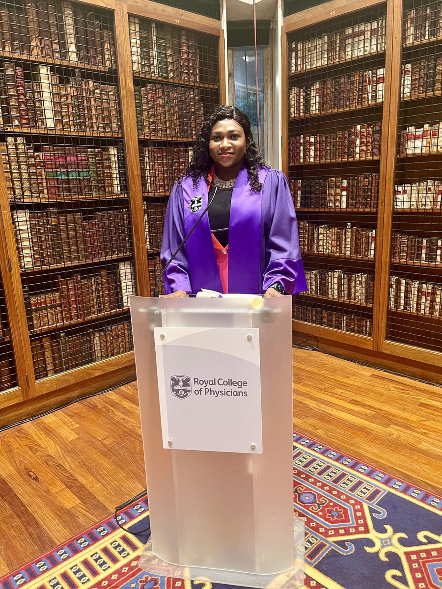 drifeleah's tweet photo. Latest member of the Royal College of Physicians ๐๐๐๐
.
Dr Leah Ajayi MBBS(Ilorin), MRCP(UK)
.
Anything is possible if you believe โฆ
.
#RCP #RCPmember #RCPnewmember #rcplondon #RCPhysicians #womeninmedicine #RCPceremony #MRCP #MRCPUK https://t.co/KRMGrxEz6A