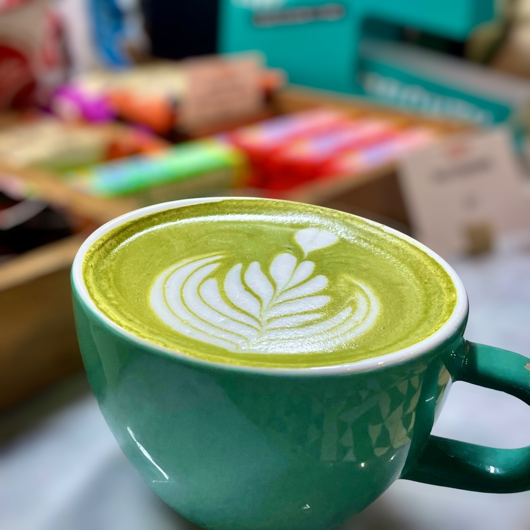 Welcome Matcha to our menu! Available in all our stores from 10th October! We ❤️ the vibrant green colour of matcha.
•
•
•
•
#matcha #caffeine #specialitycoffee #cafe #green #wakeup #newproduct #coffeeshop #latteart #trainstation #stationlife