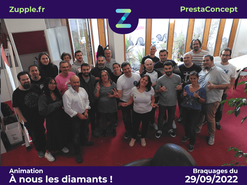 prestaconcept's tweet photo. On ne va pas vous spoiler "À nous les diamants" 💎 de @ZuppleGames mais on peut juste vous dire qu'on a passé un super moment la semaine dernière tout en pulvérisant les scores ! 😎 https://t.co/Us8fxiAzFI