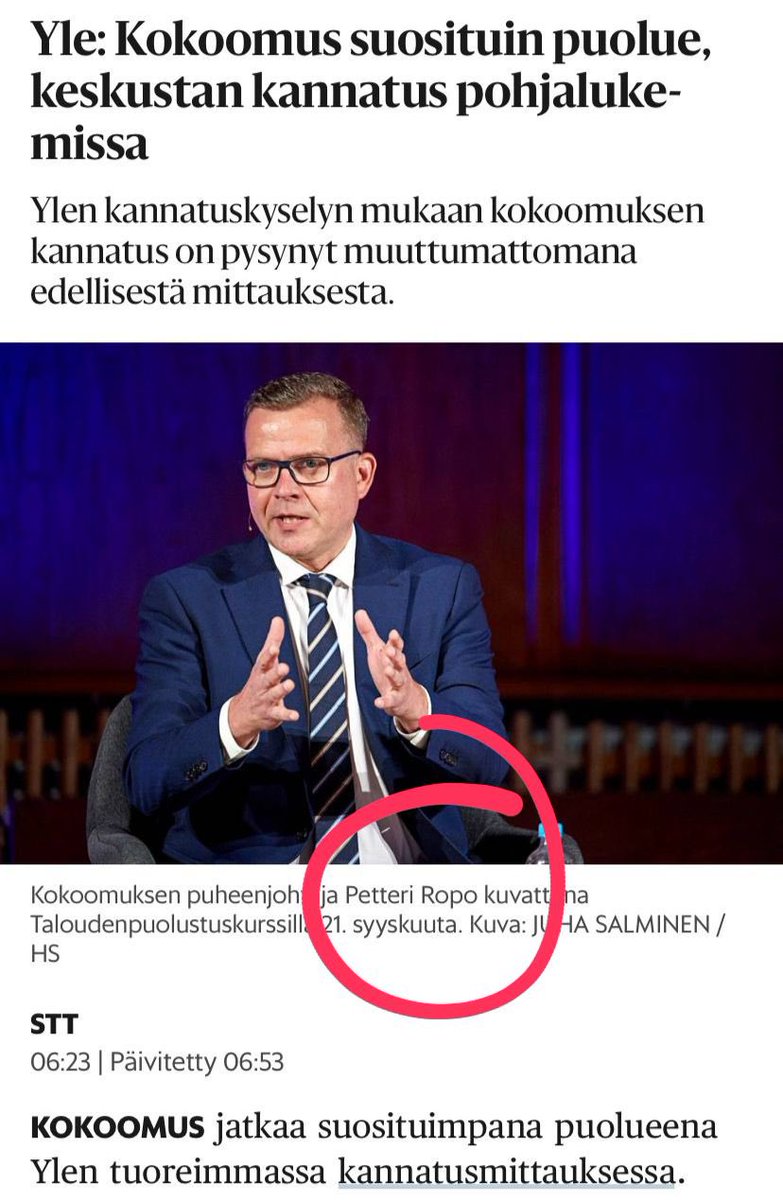 Petteri Orpo tweet media