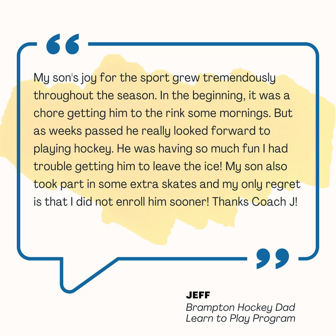 bramptonhockey's tweet photo. Itโs about more than just playing hockey. #hockeydevelopment #omha #learntoplayhockey #hockeyskills #hockey #hockeygame #hockeytraining #skating #hockeyprogram #testimonial https://t.co/LTfg1gu50V