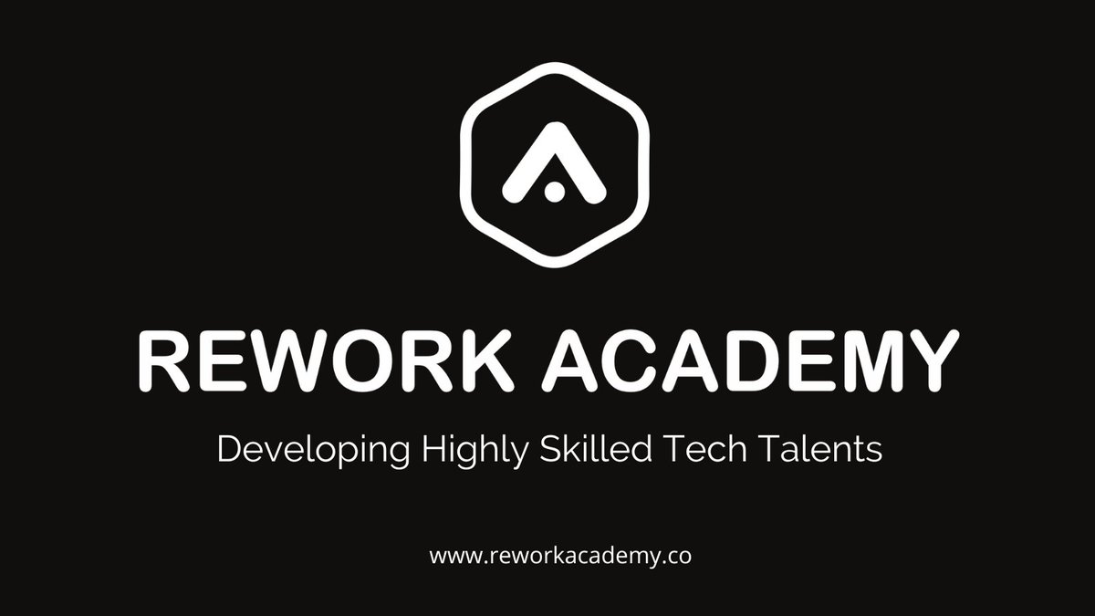 ReworkAcademy's tweet photo. At Rework Academy, we are turning individuals without tech skills into world-class Software Engineers. https://t.co/m4rAMW1VIy #abuja #abujajobs  #tech #FullStackDeveloper #DataAnalytics #DataScientist #ReactJS https://t.co/7onCCR5aMW