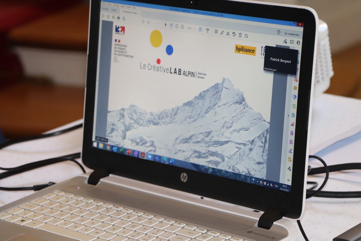 RENCONTRES 📲 #Innovation
Aujourd'hui à la résidence de France : 8 entreprises françaises du monde numérique rencontrent les acteurs des Industries Culturelles et
Creatives Suisses #ICC
Creative Lab Alpin par @BF_DACH