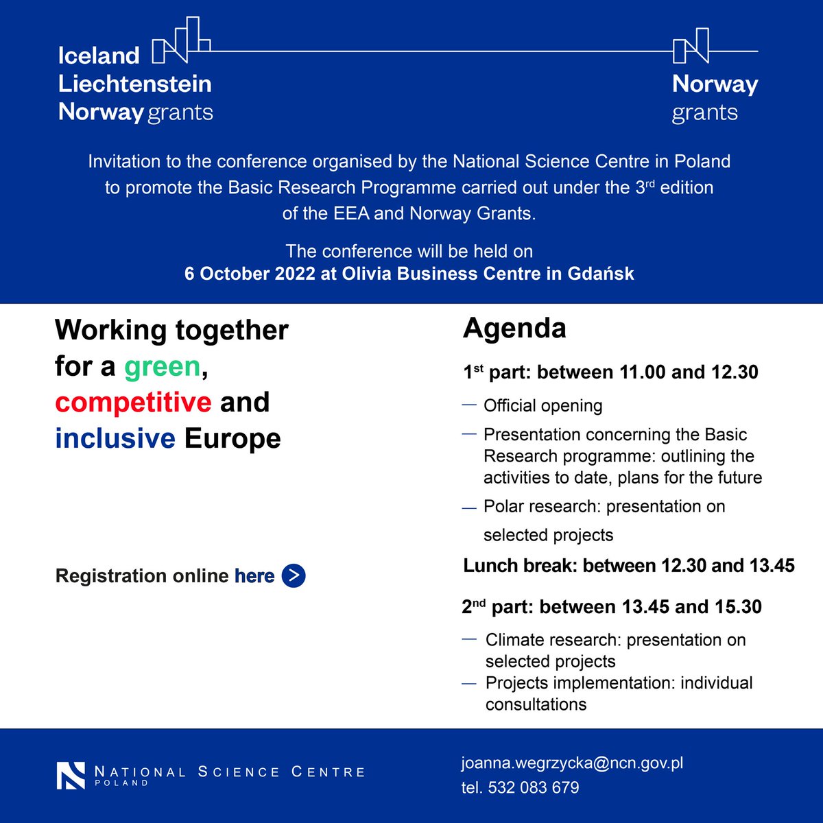 Presenting EmCliC at the Polish National Science Centre (NCN) conference to promote Basic Research Programme funded by <a href="/EEANorwayGrants/">EEA and Norway Grants</a>