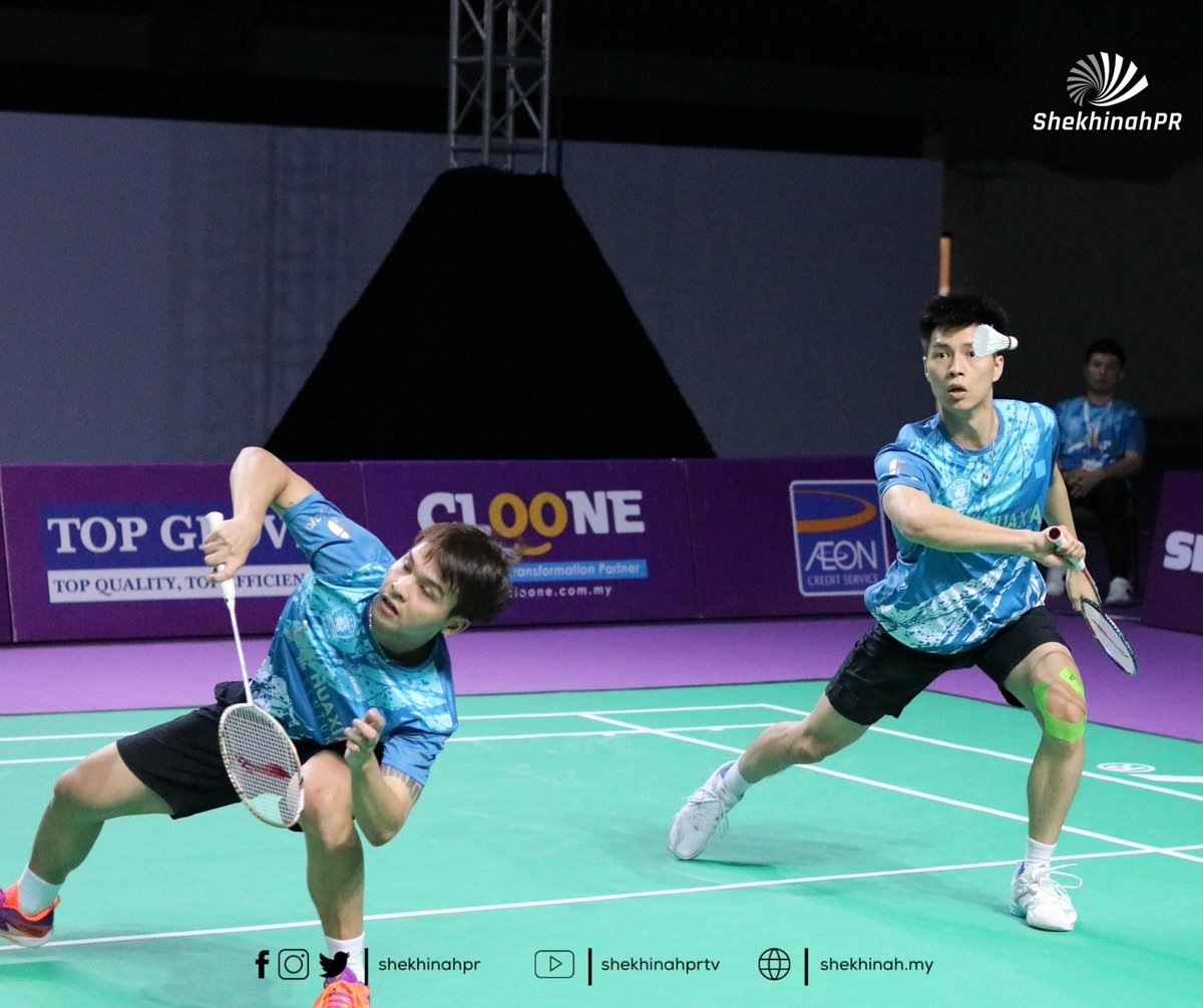 shekhinahpr's tweet photo. RESULTS: #SRPLP Group Stage (GROUP B)
Puchong United BC 8-5 Sena Bangkok Club
#PUBC Ong Yew Sin - Teo Ee Yi vs #SBC Kittisak Namdash - Tan Wee Kiong
9-11 11-8 11-6 7-11 11-6
#SENHENGredONEPurpleLeagueProfesional
#PurpleLeague
#BadmintonMalaysia
#ShekhinahPR https://t.co/Pbq5QTsLkD