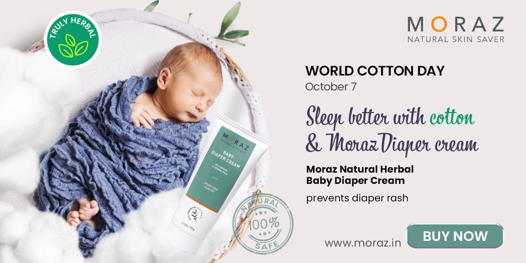 IndiaMoraz's tweet photo. Moraz Polygonum-based diaper cream protects Cotton is one of the most common fabrics in our wardrobes. It is comfortable, hypoallergenic, breathable and durable.
Avail the Exclusive offers😍
Shop now : https://t.co/rfdECuHeri
#Moraz #BabyCare #BabyProducts #SkinCare https://t.co/oFmkyOLgIL