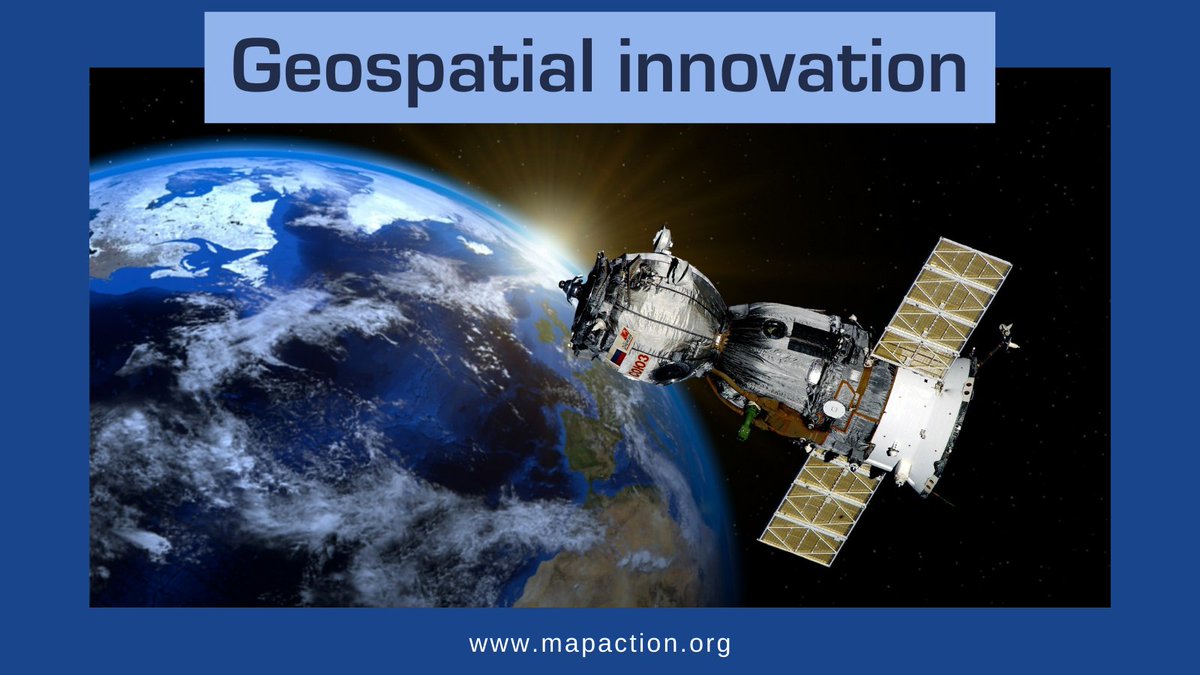 .@mapaction harnesses the power of geospatial technology to benefit communities affected by or vulnerable to #emergencies. 

As many innovations are space-based, it's an area of active focus for our new strategy. 

Interested? Then get in touch!

#wsw2022