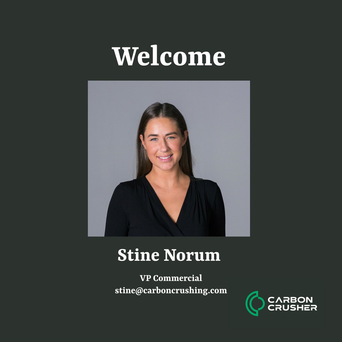 We're pumped to announce that Stine Norum has joined our team 🚀🚀

She joined us as VP Commercial in August, and she is a B2B heroine with a background and passion for scaling Nordic tech globally 🌎

She will start off leading our US expansion  🛣 🚜 🌎