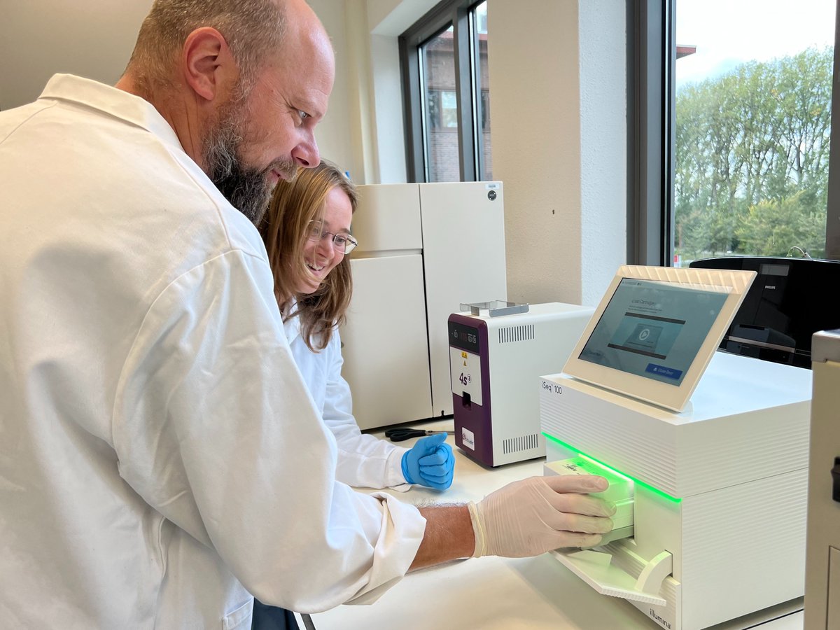 A big moment for our lab: the first run of a new sequencer to decrease the turn-around-time for our projects. <a href="/illumina/">Illumina</a> #speedbreeding #speedgenotyping